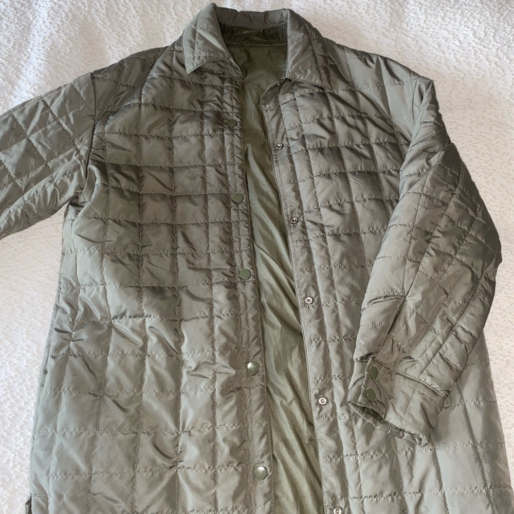 Quilted Olive Green Jacket